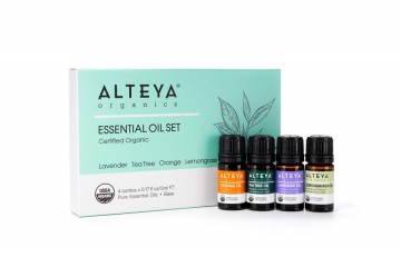 Organc essential oil set pure gratitude alteya organics