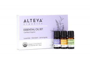 Organc essential oil set pure indulgence