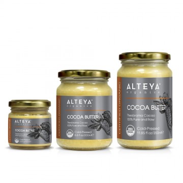 Organic carrier oils bio cocoa butter alteya organics new design
