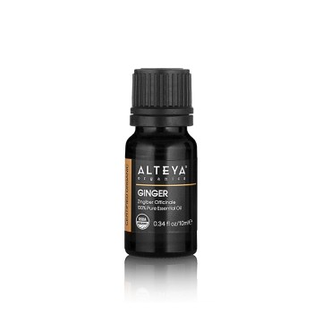 Organic essential oils ginger oil 10 ml alteya organics