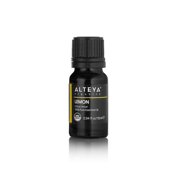 Organic essential oils lemon oil 10 ml alteya organics