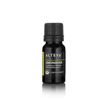 Organic essential oils lemongrass oil 10 ml alteya organics