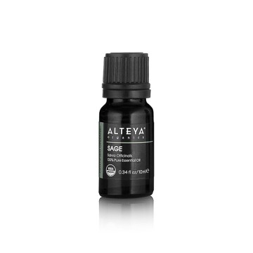 Organic essential oils sage oil 10 ml alteya organics