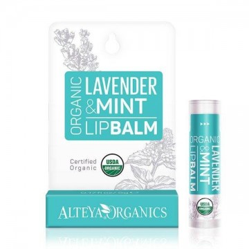 Organic lavender  mint lip balm