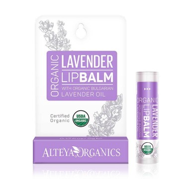 Organic lavender lip balm