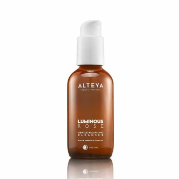 Organic skin care luminous rose gentle balancing cleanser alteya organics