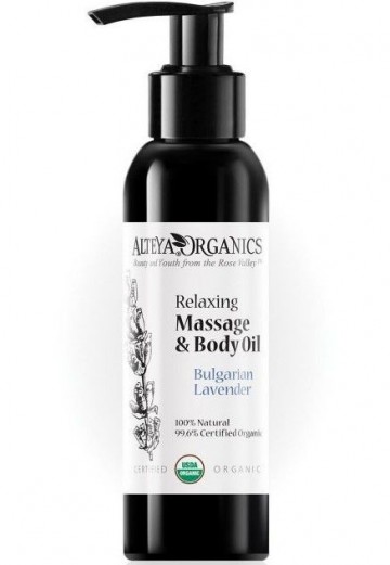 Relaxing massage and body oil bulgarian lavender